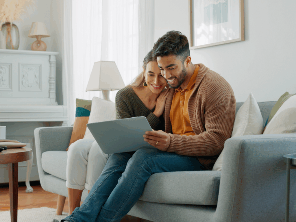 a couple reviewing their options as they learn more about what is debt-to-income ratio